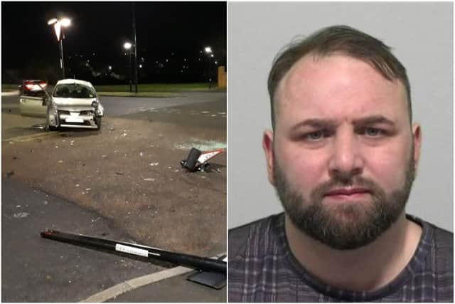 Northumbria Police's forensic officers were able to link David Hawkes to the break-in of a Sunderland home and the theft of a Nissan Micra after his blood was found on its air bag.
