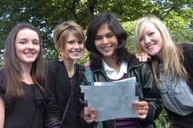 Celebration at St Anthony's on results day in 2008. Recognise anyone?