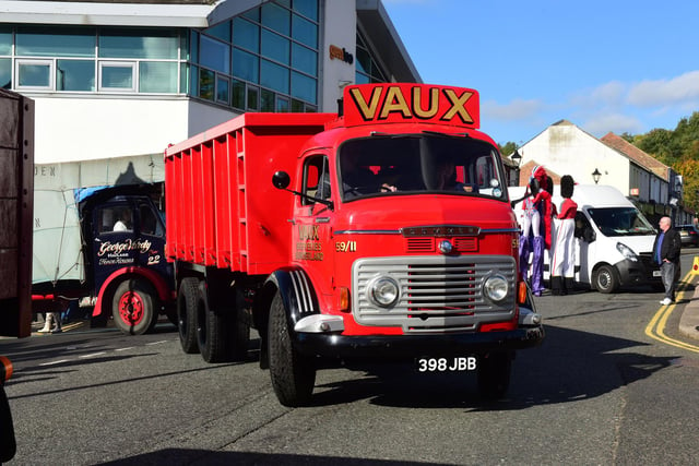 One parade participant brought back memories of the former Vaux Brewery.