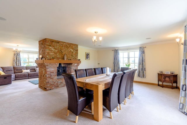 Entertain in style in this lovely dining room