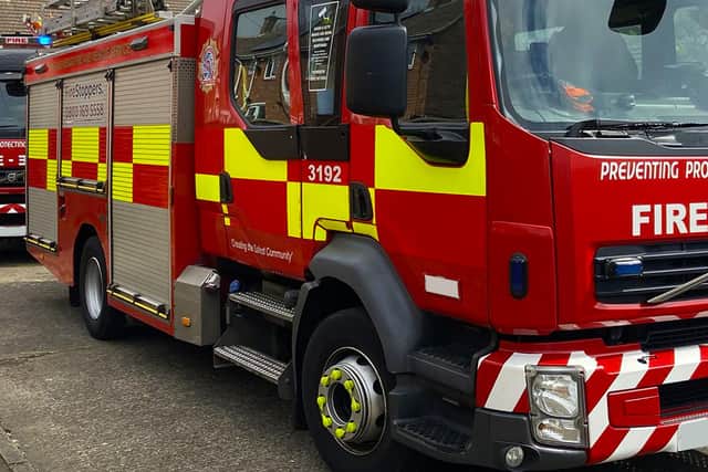 Firefighters were attacked as they tackled a blaze in Penshaw
