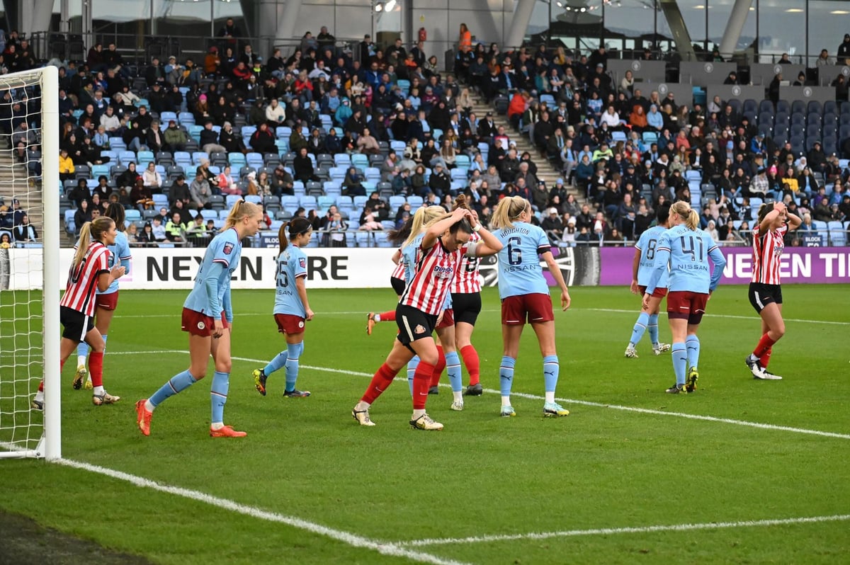 How it played out as Sunderland Women fall to defeat at Manchester City in Continental League Cup match