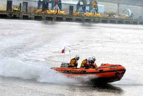 The D Class lifeboat was involved in the rescue