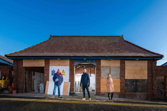 Pier View public toilets on Roker seafront is being re-developed by Lord Trevor Davis and his son Ben into a 'Tin of Sardines' gin bar.