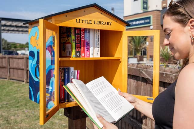 Little Libraries have been installed along Sunderland's seafront to encourage people to read.