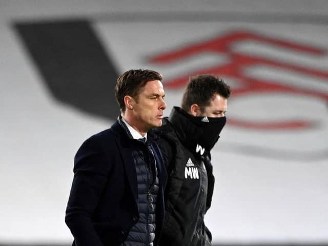 Fulham boss Scott Parker. (Photo by ANDY RAIN/POOL/AFP via Getty Images)