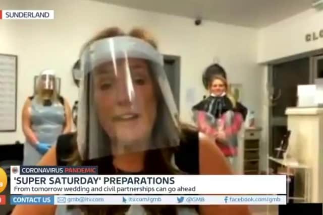 Debra Anne Adamson, owner and manager of Cloud 9 on Hylton Road, appeared on Good Morning Britain. Screenshot taken from Good Morning Britain broadcast.