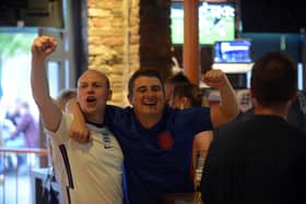 Fans at Street Bar, Sunderland, enjoy seeing England progress through Euro 2020.