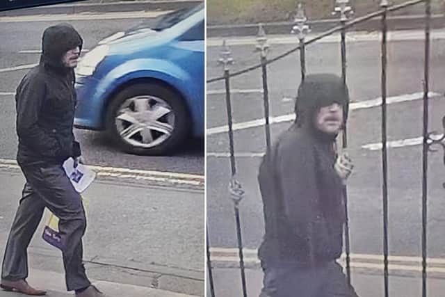 Police would like to speak to this man as part of inquiries into a break-in in Sunderland.