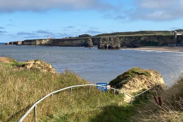 A search was carried out along the coast at Marsden after a report a person had gone missing.