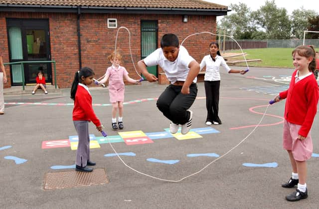 Traditions such as skipping and hopscotch were on show when children at Richard Avenue Primary School tried out much-loved games in 2005.