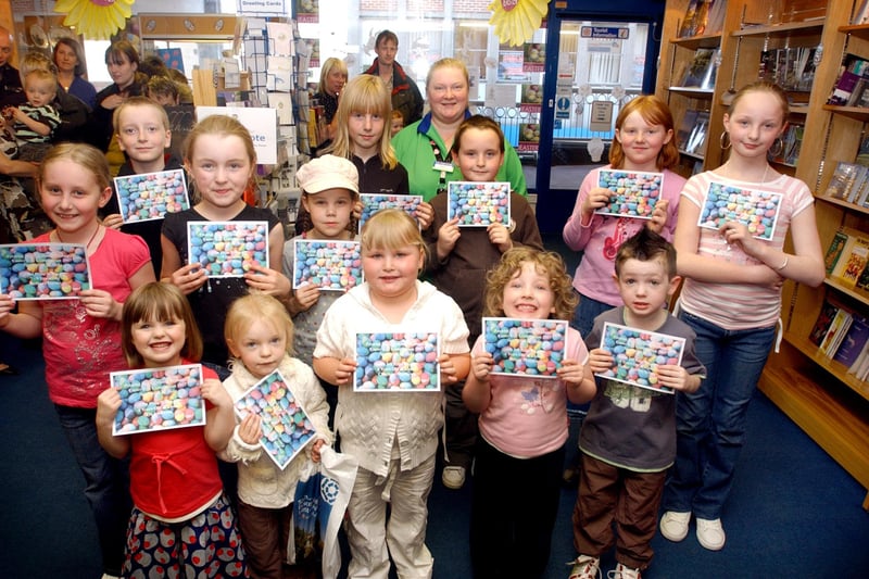 They did so well. Meet the 2007 winners of an Easter egg competition at Peterlee Information Centre. Can you spot a familiar face?
