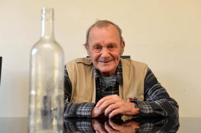Paddy Taylor who responded after an Echo appeal to find the mystery sender of the message in a bottle.