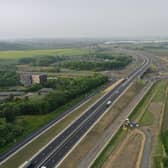 Highways England has shared drone photos taken after the new stretch of A19 opened above Testo's Roundabout at Boldon.