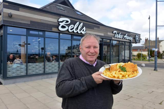 First look at Bells Fish and Chips in the former Barclays Bank site in Seaham with owner Graham Kennedy.