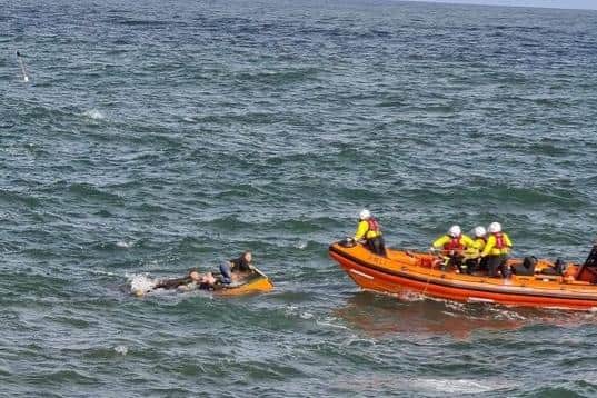 The RNLI took a 999 call from anglers on Roker Pier.