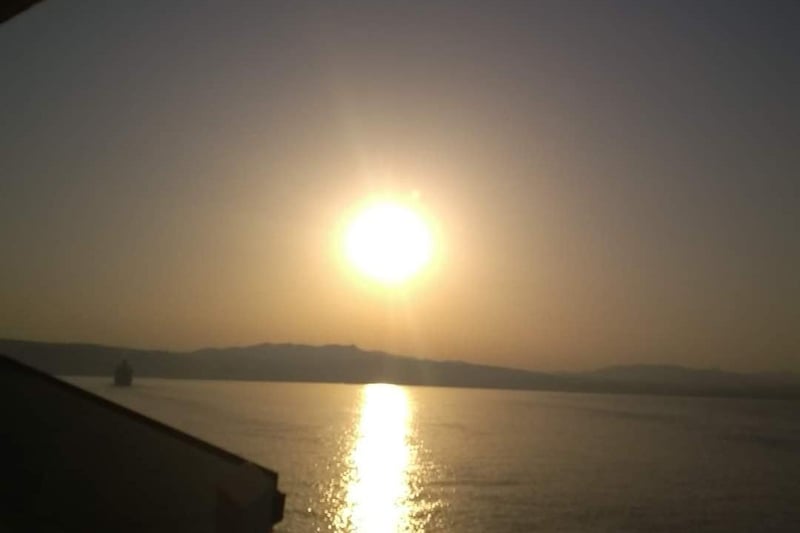 Lynette Wilson took this picture "somewhere in the Mediterranean" during a cruise.