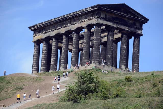 Penshaw Monument - a great example of "flag-planting".