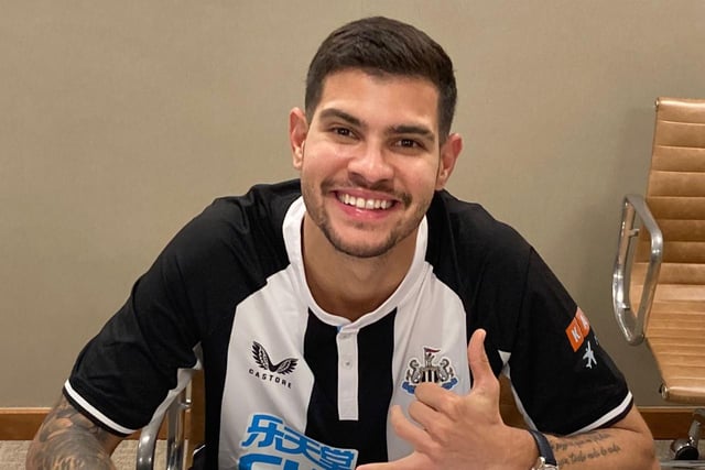 A potential record transfer for Newcastle United if all add-ons are included. The Brazilian signed from Lyon over the weekend with a reputation as one of Ligue 1's best defensive midfielders.