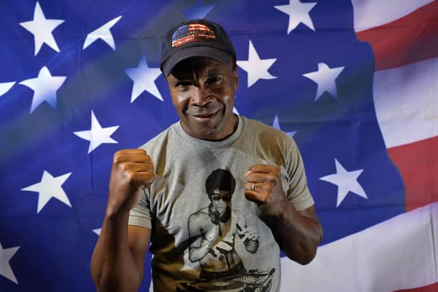Boxing legend Sugar Ray Leonard pictured on a visit to Britain in 2016.  Picture Bruce Rollinson