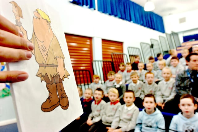 Fancy that! Pupils were given a lesson in booing, cheering and hissing at pantomime characters in 2007. Remember this?