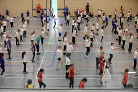Around 700 children have taken part in a skipping festival at the Beacon of Light.