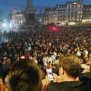 Sunderland supporters' takeovers of Trafalgar Square are becoming legendary. Picture by Frank Reid.
