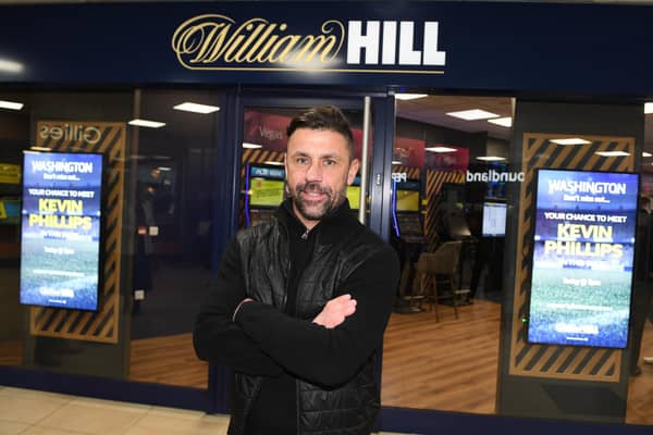Sunderland legend Kevin Phillips was speaking at the launch of the William Hill’s new shop in The Galleries, Washington.