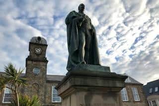 The 6th Lord Londonderry in Seaham, proving that you don't need to be popular to have a statue.