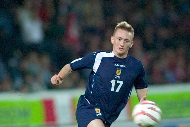 Won three caps for Scotland, the first coming against Austria in the Arnold Schwarzenegger Stadium in Graz in August 2005