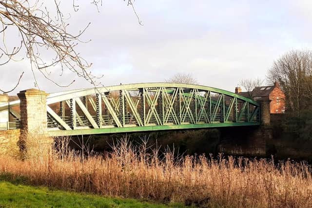 Fatfield Bridge, looking as good today as when it opened in 1890.