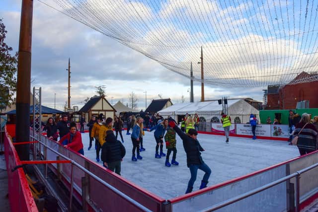 The ice rink will return from November 27