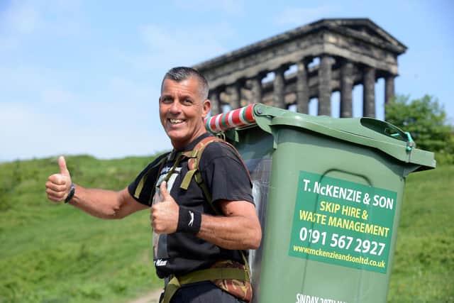 On Sunday, May 28, Deano Franciosy will jog up and down Penshaw Hill as many times as he can in two hours.