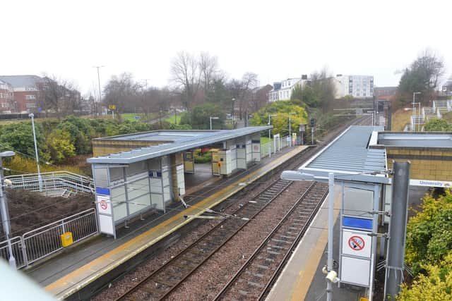 John Muir committed the lewd act as the train headed towards the University metro station.