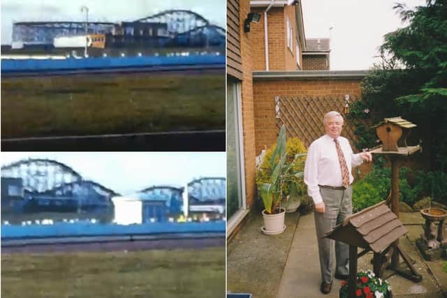 Norman Smith and some stills from his cine footage of Sunderland in 1973.