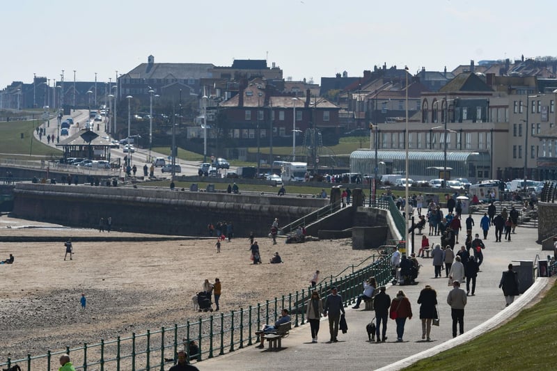 Scenes of normality at Seaburn seafront on Saturday following the easing of restrictions.