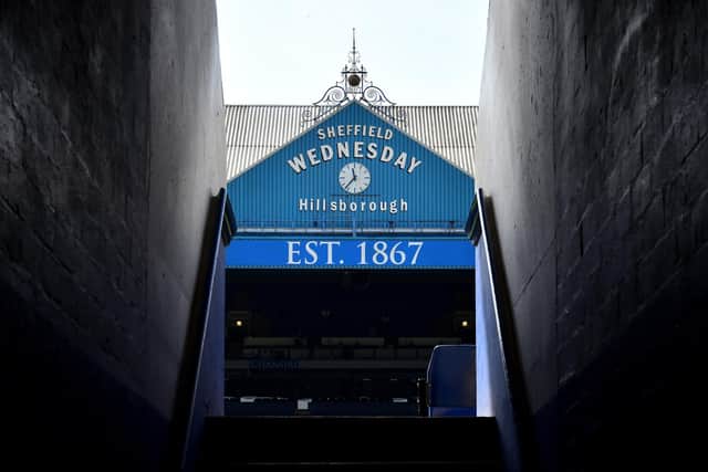 General view inside the stadium prior to the Sky Bet Championship match between Sheffield Wednesday and Bristol City at Hillsborough Stadium.