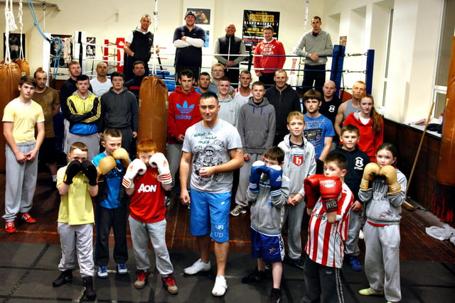 Members of Sunderland East End Boxing Club pictured 11 years ago. Recognise anyone?