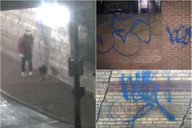 Northumbria Police have launched a CCTV appeal following a spate of criminal damage at the University of Sunderland.