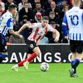 Lynden Gooch playing for Sunderland against Sheffield Wednesday. Picture by Frank Reid.