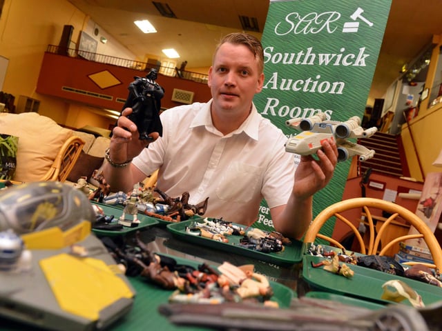 A Star Wars auction at Southwick Auction Room in 2016. Remember this?