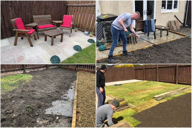 Durham Constabulary worked alongside the community to revamp a terminally ill woman's garden following a suspected fraud incident.