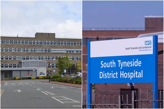 Rest areas are to be set up at Sunderland Royal Hospital and South Tyneside District Hospital to deal with an expected peak in the coronavirus outbreak.