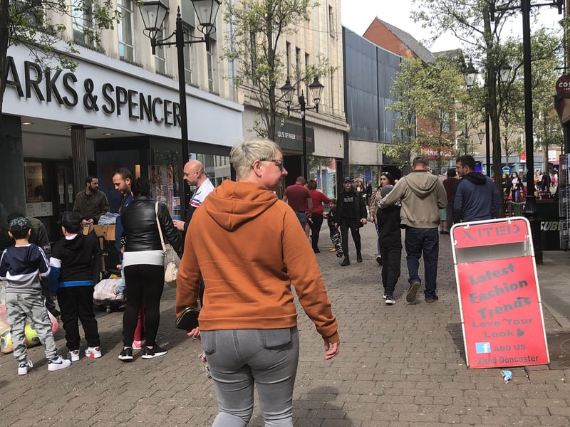 The town was buzzing with activity.