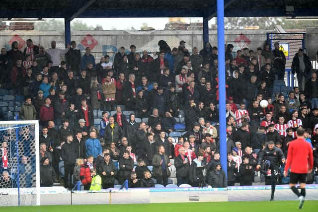 Sunderland fans at Portsmouth.