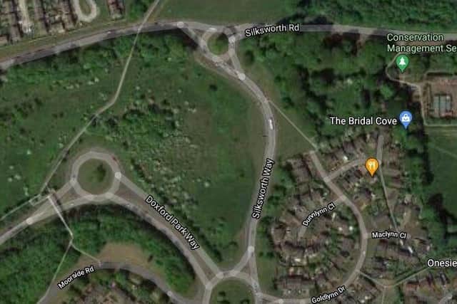 Land west of Silksworth Way and north of Doxford Park Way Sunderland Picture: Google
