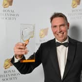 Dated: 29/02/20
RTS AWARDS 2020 ... The Royal Television Society Awards in the North East and Cumbria region held at the Hilton Newcastle Gateshead on Saturday evening. This picture shows winner of Presenter of the Year, Richard Moss.