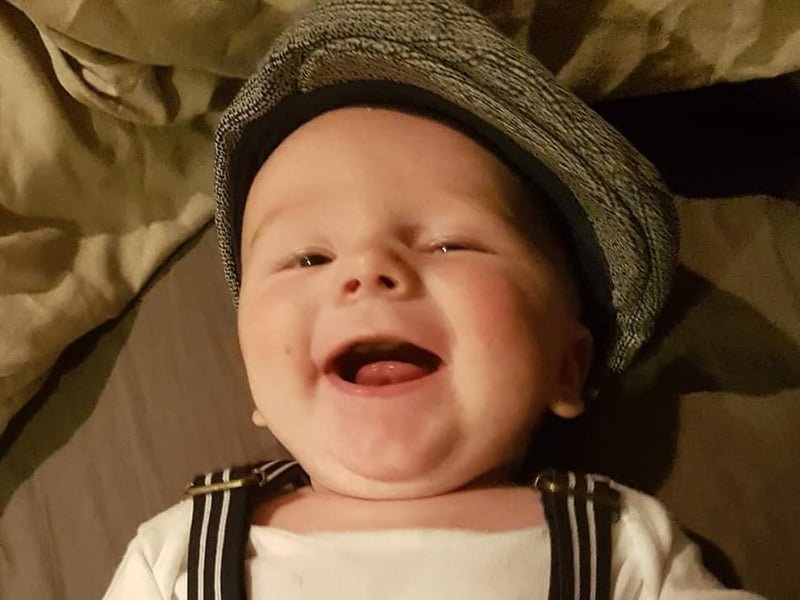 Emma Bacon, said: "Calvin Stephen Bullement born 11th october 2020 7lb 10."