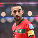 Hakim Ziyech starred for Morocco at the World Cup (Photo by KIRILL KUDRYAVTSEV/AFP via Getty Images)