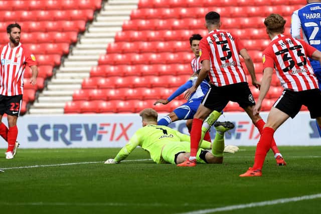 Lee Burge concedes the penalty at the Stadium of Light.